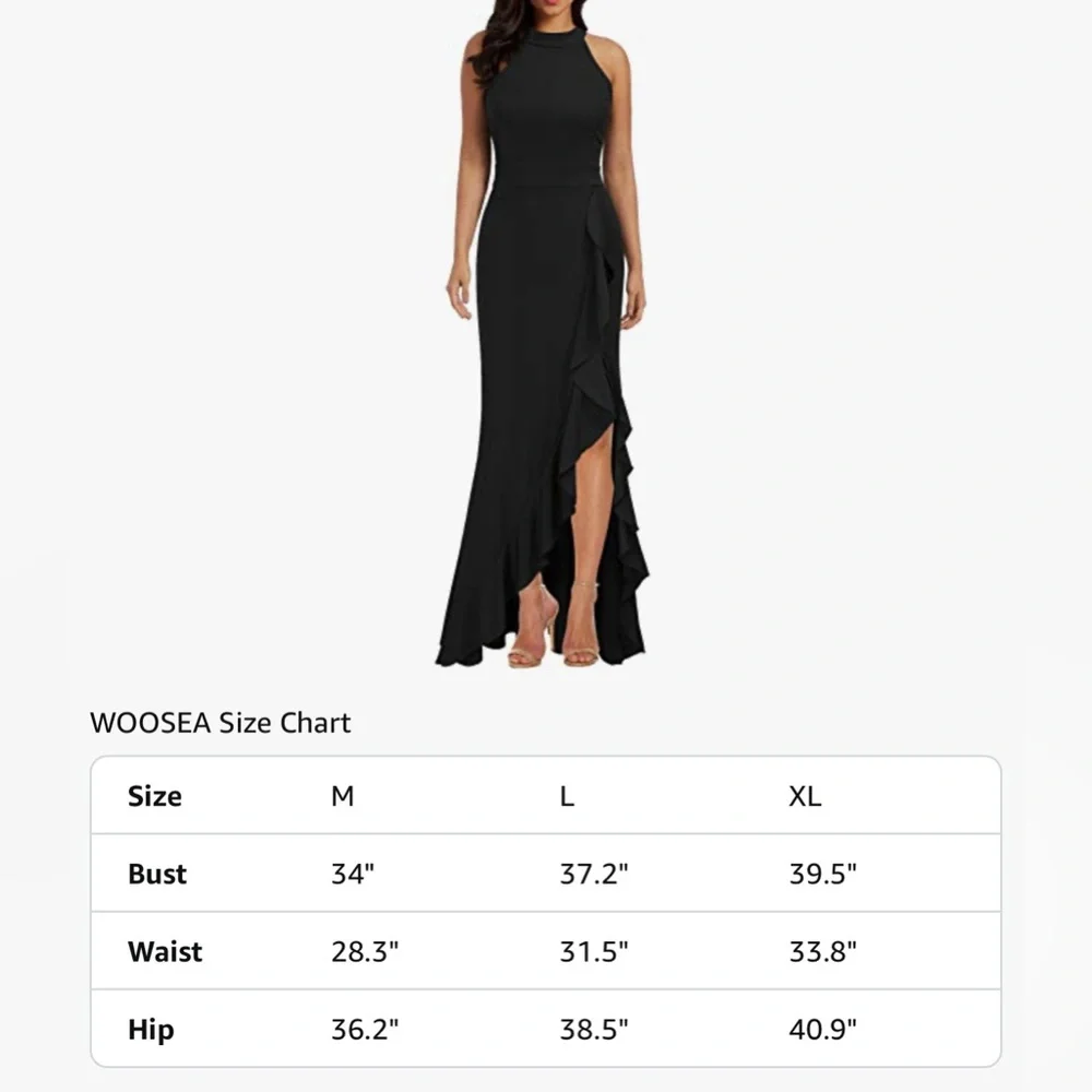 NWT Elegant Black Sleeveless Dress - Picture 3 of 5